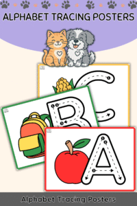 Alphabet Tracing Posters – A to Z