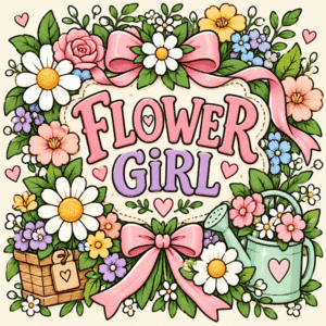 Flowers everywhere! 🌸🎀 Flower Girl is a cheerful printable Bold & Easy coloring book filled with oversized blooms, cute garden treasures and plenty of room to get creative.