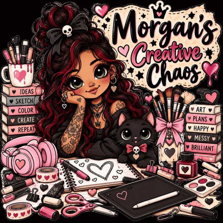 Morgan’s Creative Chaos — Bold & Easy Coloring Book