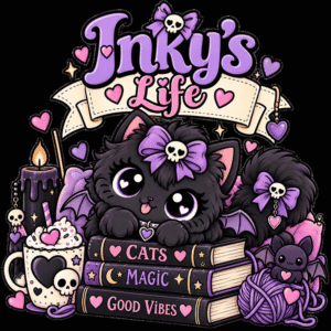 Inky’s Life Cute Cat Coloring Book