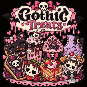 Gothic Treats — Bold & Easy Coloring Book