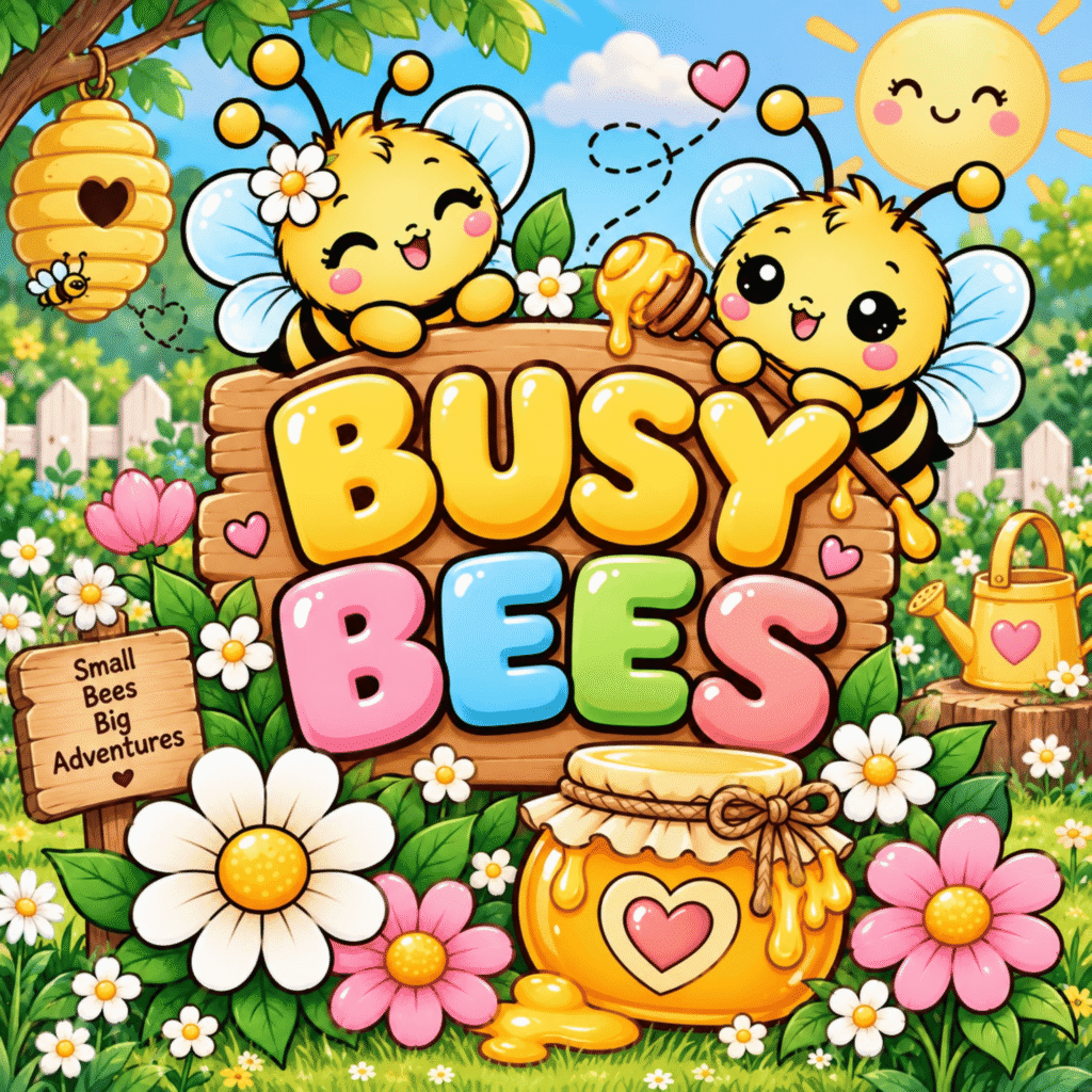 These little bees have things to do! ππΌ Busy Bees is a free 10-page Bold & Easy printable coloring book filled with honey, flowers, gardening, baking and two ridiculously busy little bees.