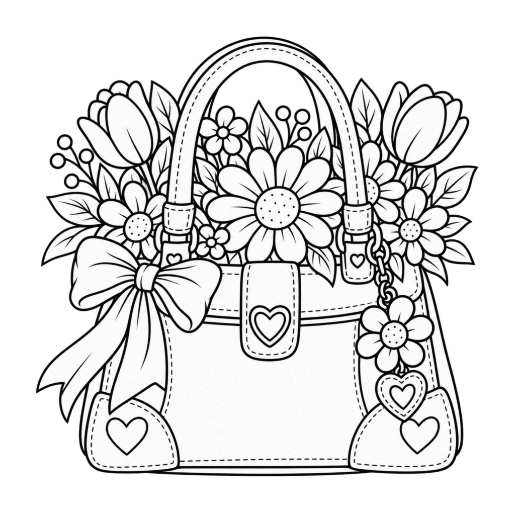 Flowers everywhere! ๐ธ๐ Flower Girl is a cheerful printable Bold & Easy coloring book filled with oversized blooms, cute garden treasures and plenty of room to get creative.